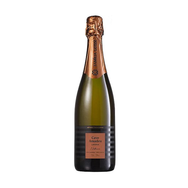 Espumante Laranja Nature Cave Amadeu 750ml