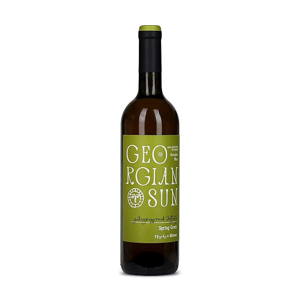 Vinho Branco Meio Seco Gerorgian Sun Spring Green Mtsvane 750ml