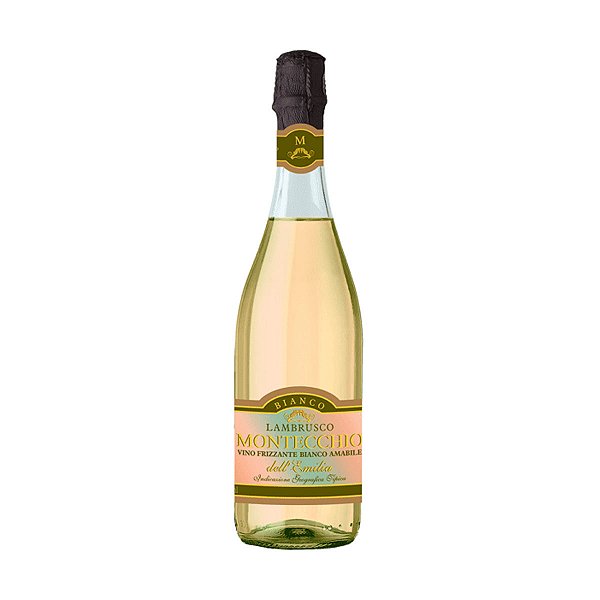 Vinho Lambrusco Montecchio Dell Emilia Bianco Amabile IGT 750ml
