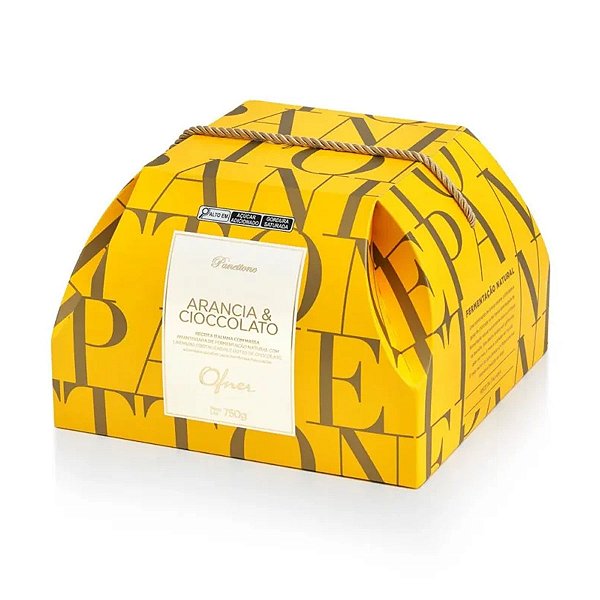 Panettone Genoves Arancia e Cioccolato Ofner 750g