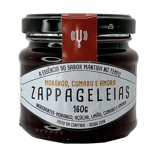 Geleia de Morango, Cumaru e Amora Zappa 160g