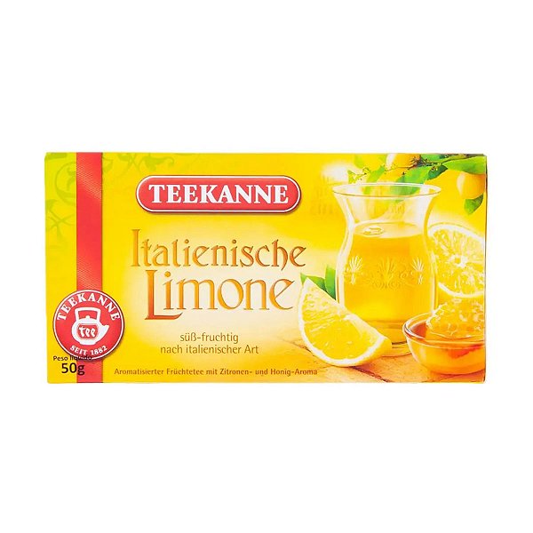 Cha Limonada Italiana Limao e Mel Teekanne 50g
