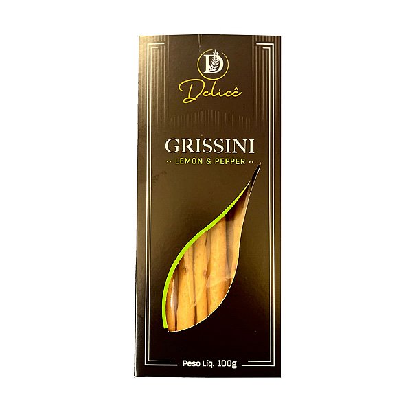 Grissini Lemon & Pepper Delice 100g