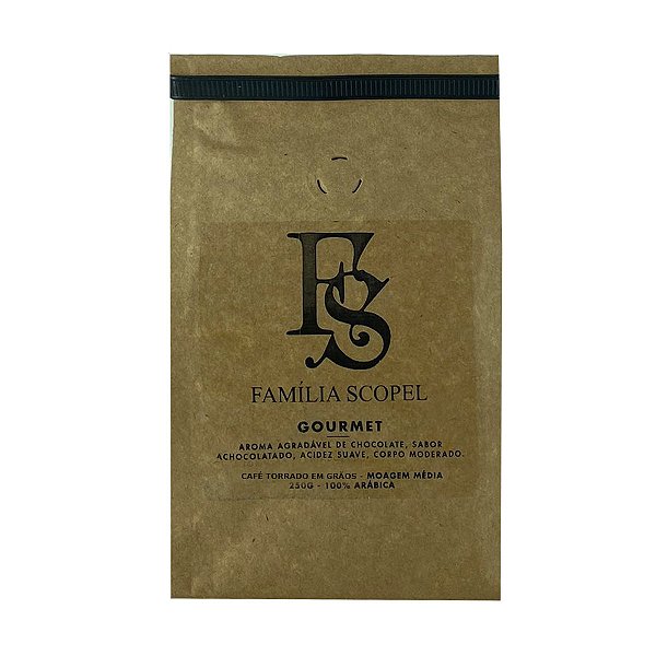 Cafe Gourmet Torrado em Grãos Família Scopel 250g