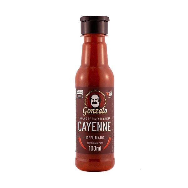 Molho de Pimenta Cayenne Defumado Gonzalo 100ml