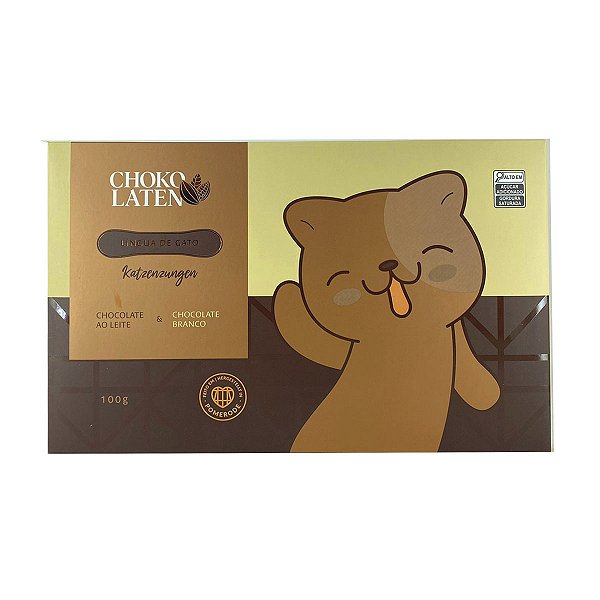 Lingua de Gato Mista Chokolaten 100g