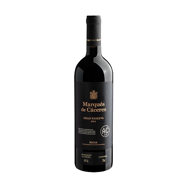 Vinho Tinto Seco Marques de Caceres Gran Reserva Rioja DOCa 750ml