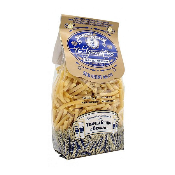 Massa Sedanini Rigati Giuseppe Cocco 500g