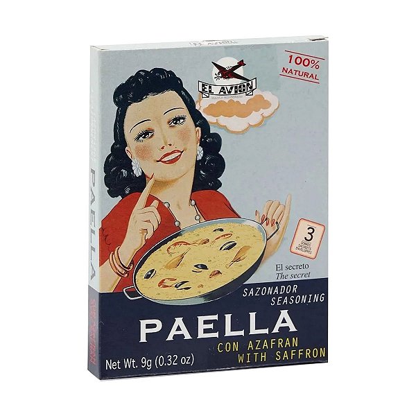 Tempero Para Paella com Açafrao El Avion 9g