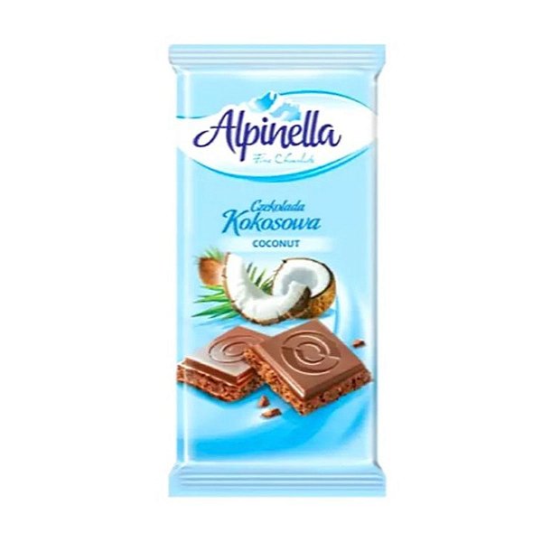 Chocolate ao Leite com Coco Alpinella 90g