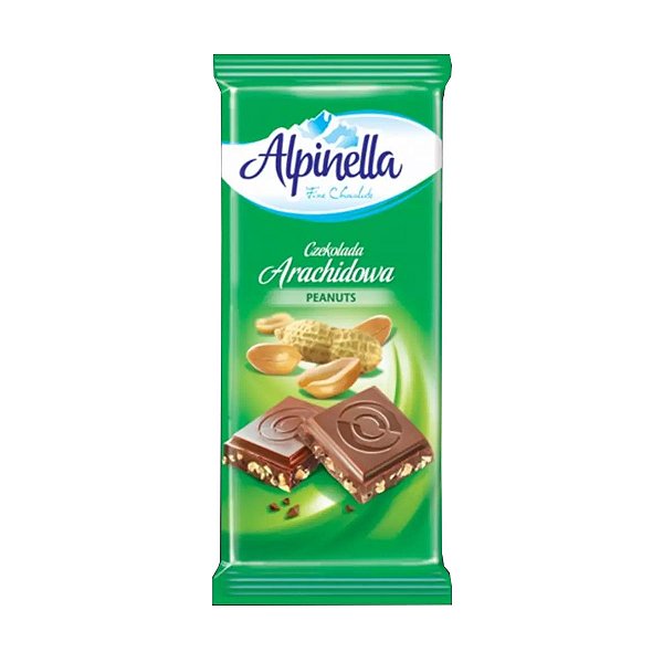 Chocolate ao Leite com Amendoim Alpinella 90g