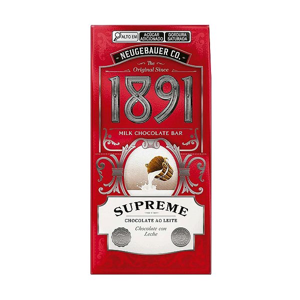 Chocolate ao Leite 1891 Neugebauer 90g
