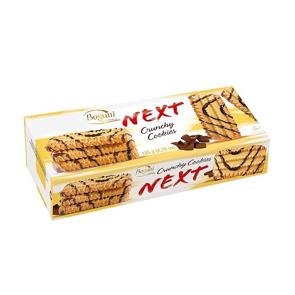 Crunchy Cookies com Chocolate Next Bogutti 135g