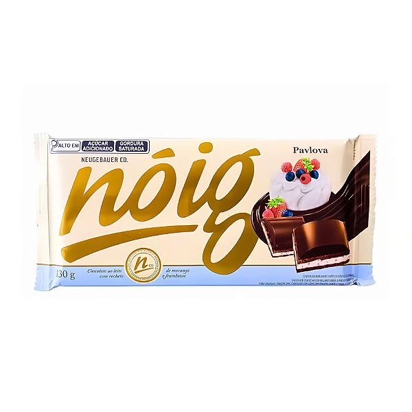 Chocolate ao Leite com Recheio Sabor Pavlova Noig 130g