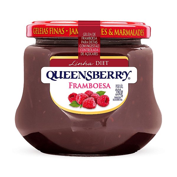 Geleia Diet de Framboesa Queensberry 280g