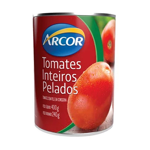 Tomates Pelados Inteiros Arcor 400g
