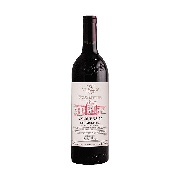 Vinho Tinto Seco Vega Sicilia Valbuena 5° 2018 750ml