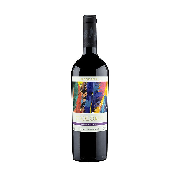 Vinho Tinto Meio Seco 7 Colores Reserva Carmenere-Cinsault 750ml