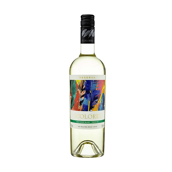Vinho Branco Meio Seco 7 Colores Reserva Sauvignon Blanc-Torontel 750ml