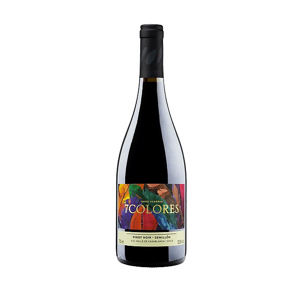 Vinho Tinto Meio Seco 7 Colores Gran Reserva Pinot Noir-Semillon 750ml