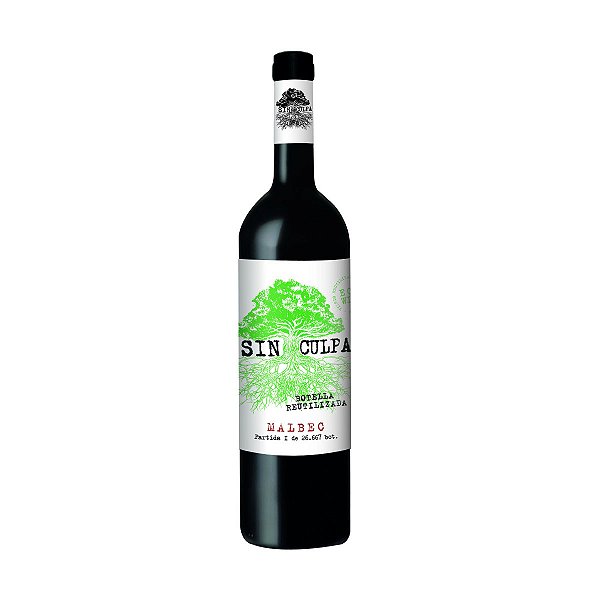 Vinho Tinto Seco Sin Culpa Malbec 750ml