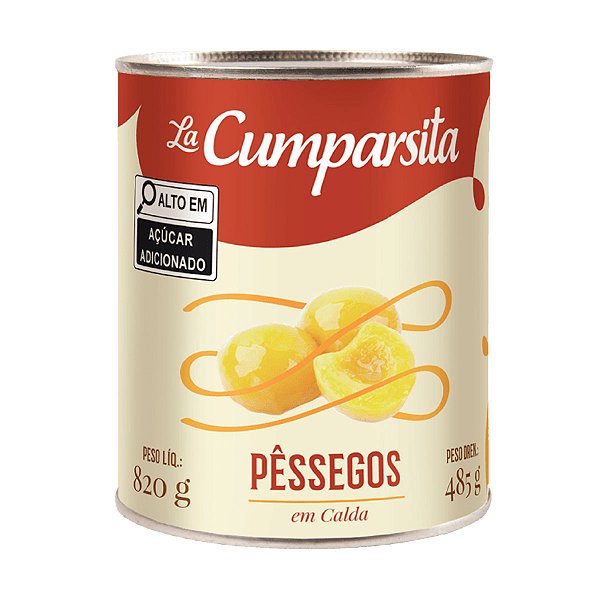 Pessego em Calda La Cumparsita 485g