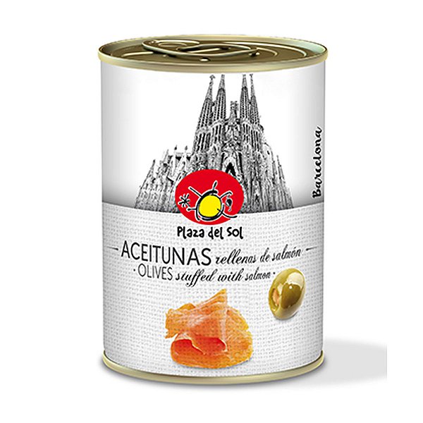 Azeitonas Recheadas com Salmao Plaza del Sol 120g
