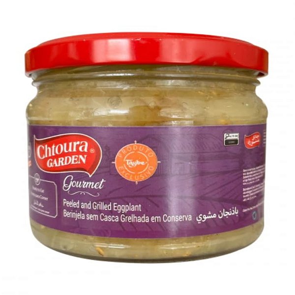 Berinjela sem Casca Grelhada em Conserva Chtoura Garden 310g