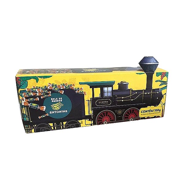 Caixa com Balas de Banana Antonina 100g