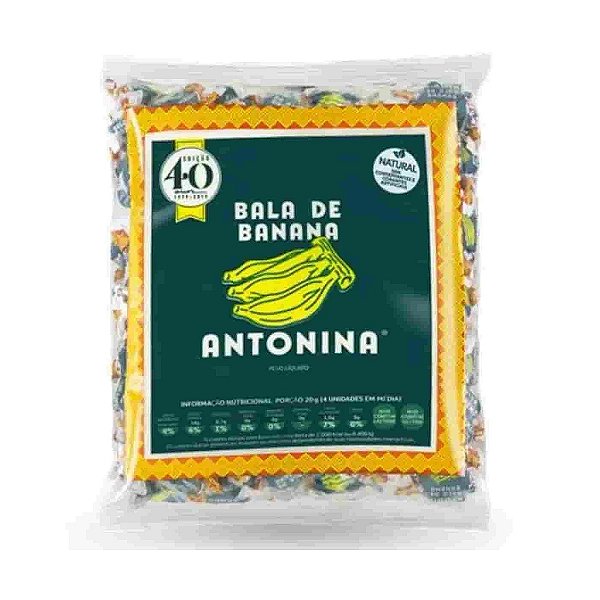 Balas de Banana Antonina 100g