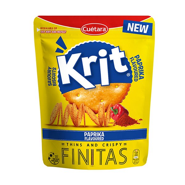 Biscoito Krit Finitas Paprika Cuétara 150g