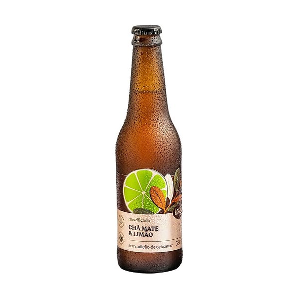 Cha Mate e Limao com Gas Brazô 350ml