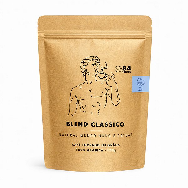 Cafe Especial Torrado em Graos Blend Classico Lucca 150g