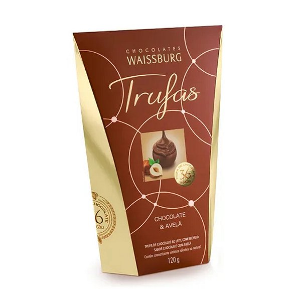 Trufas de Chocolate ao Leite com Avela Waiss 120g