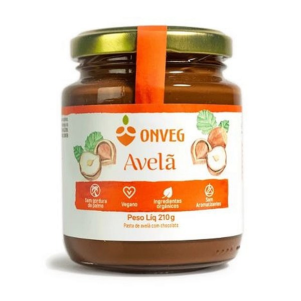 Pasta de Avelã com Chocolate Onveg 210g
