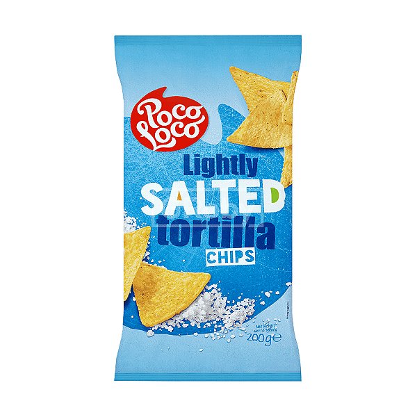 Crispy Salted Tortilla Chips Poco Loco 125g