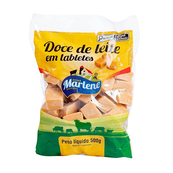 Doce de Leite em Tabletes Dona Marlene 500g