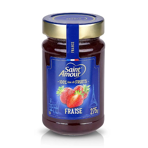 Geleia de Morango 100% Fruta Saint Amour 275g