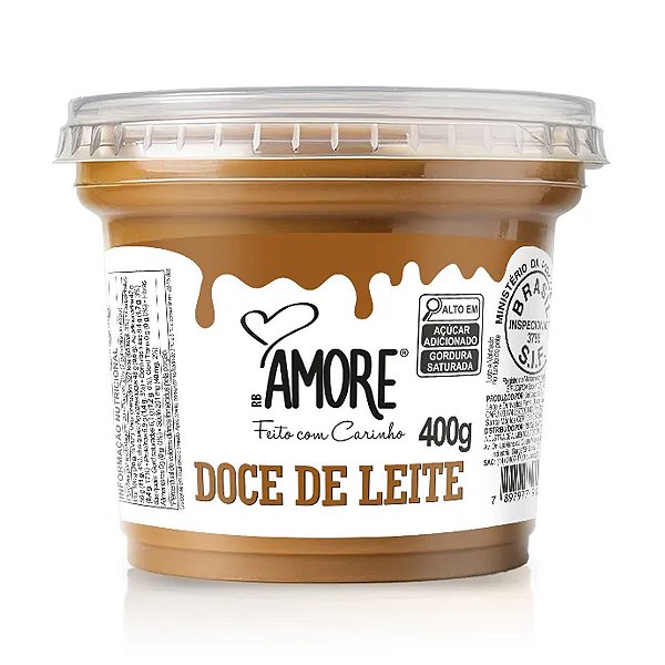 Doce de Leite Premium Pote RB Amore 400g