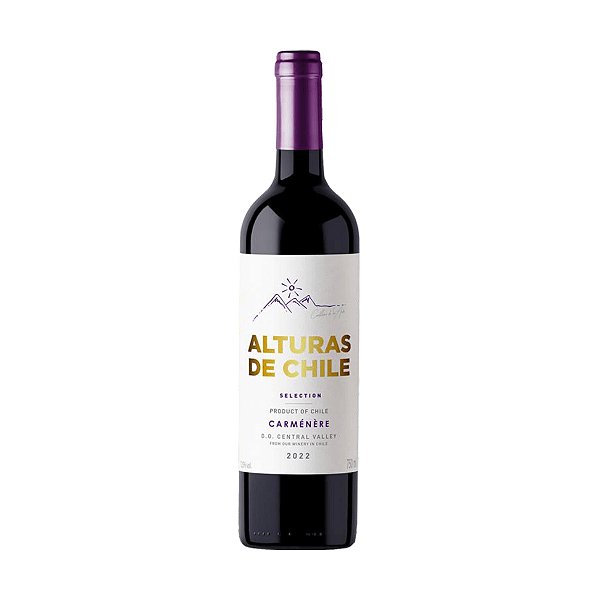 Vinho Tinto Seco Alturas de Chile Carmenere 750ml