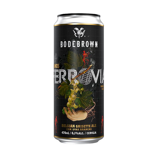 Cerveja Bodebrown Ferrovia Belgian Grisette Ale Lata 470ml