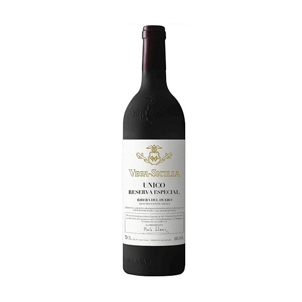 Vinho Tinto Seco Vega Sicilia Unico Reserva Especial Ribera del Duero DO 2022 750ml