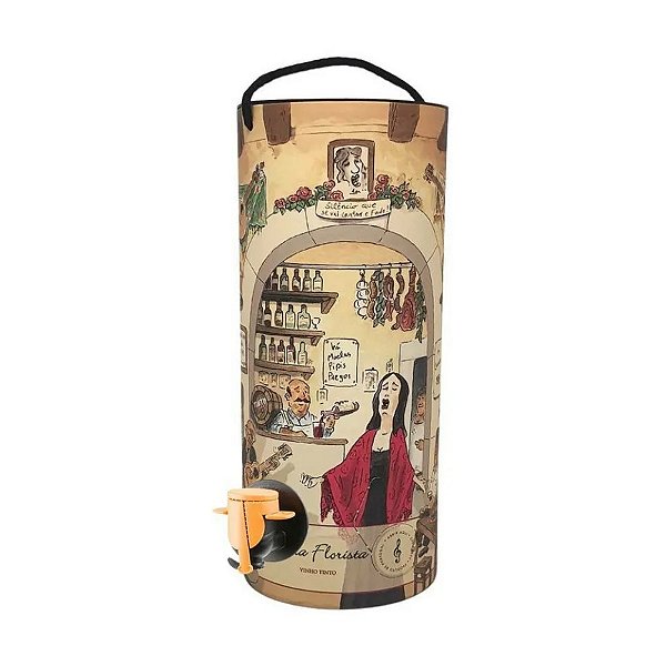 Vinho Tinto Seco Julia Florista Bag in Tube 3L