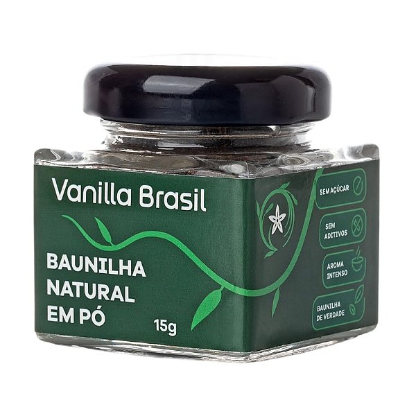 Baunilha Natural em Pó Vanilla Brasil 15g