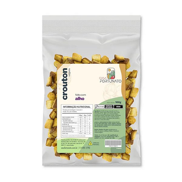 Crouton com Alho Casa Fortunato 100g