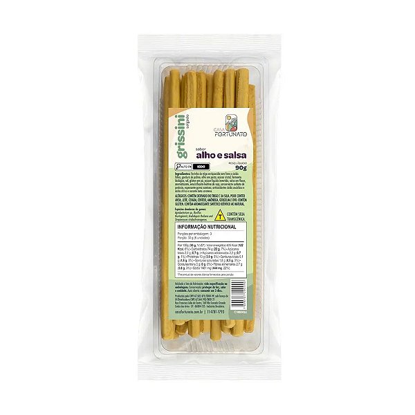Grissini Sabor Alho e Salsa Casa Fortunato 90g