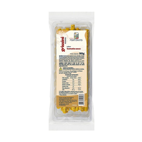 Grissini Sabor Tomate Seco Casa Fortunato 90g