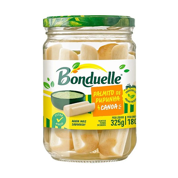 Palmito Pupunha Canoa Bonduelle 180g