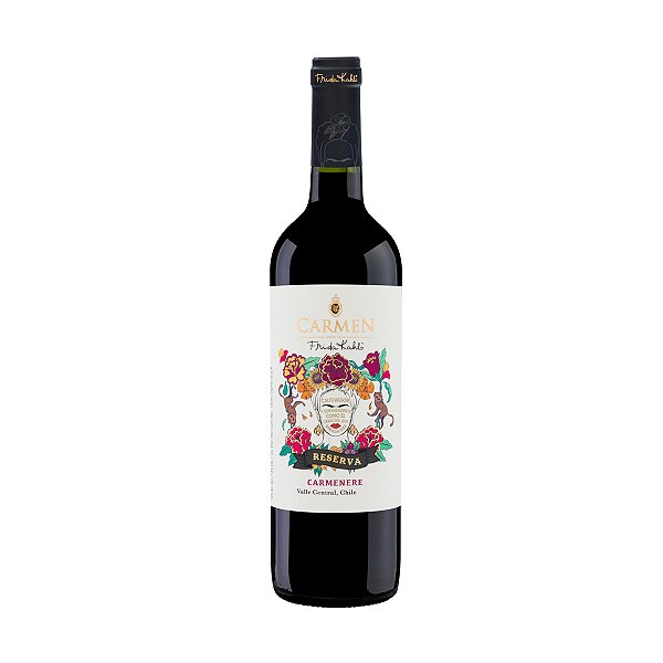 Vinho Tinto Meio Seco Carmen Frida Kahlo Carmenere 750ml