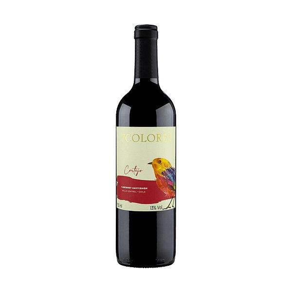 Vinho Tinto Meio Seco 7 Colores Cortejo C. Sauvignon 750ml